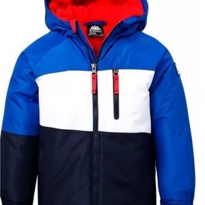 Snozu Kids Jacket - Blue, White, and Red